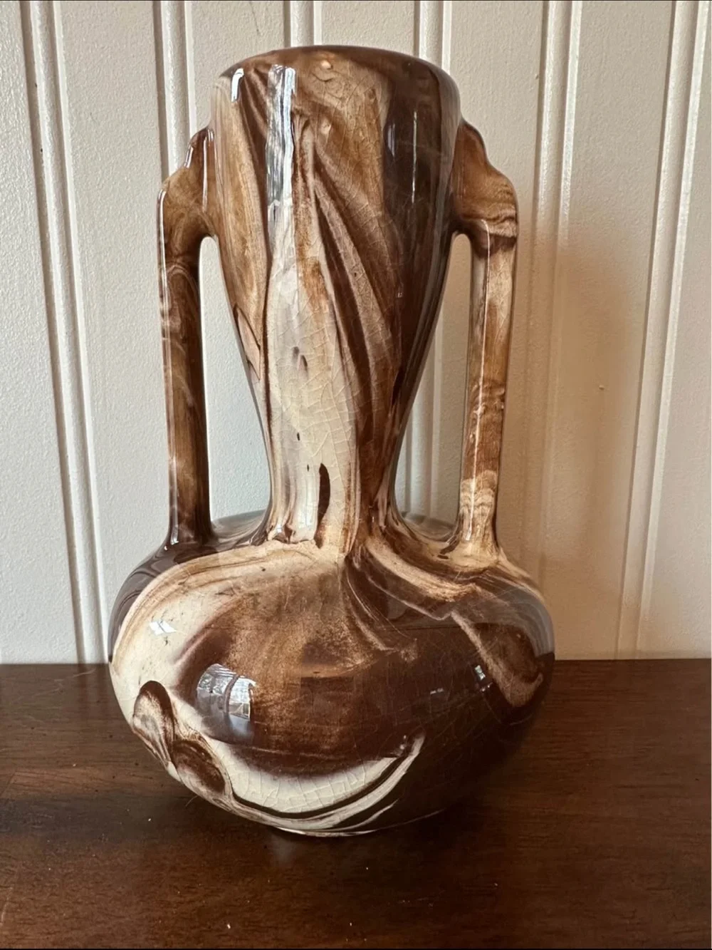 Vintage Juanita Ware Swirl Vase.